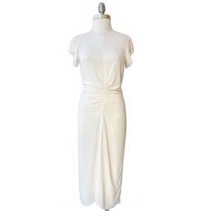NEW ISABEL MARANT women's terena dress in vanilla
